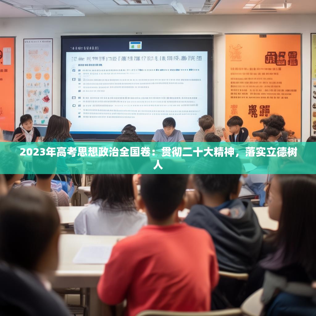 2023年高考思想政治全国卷：贯彻二十大精神，落实立德树人