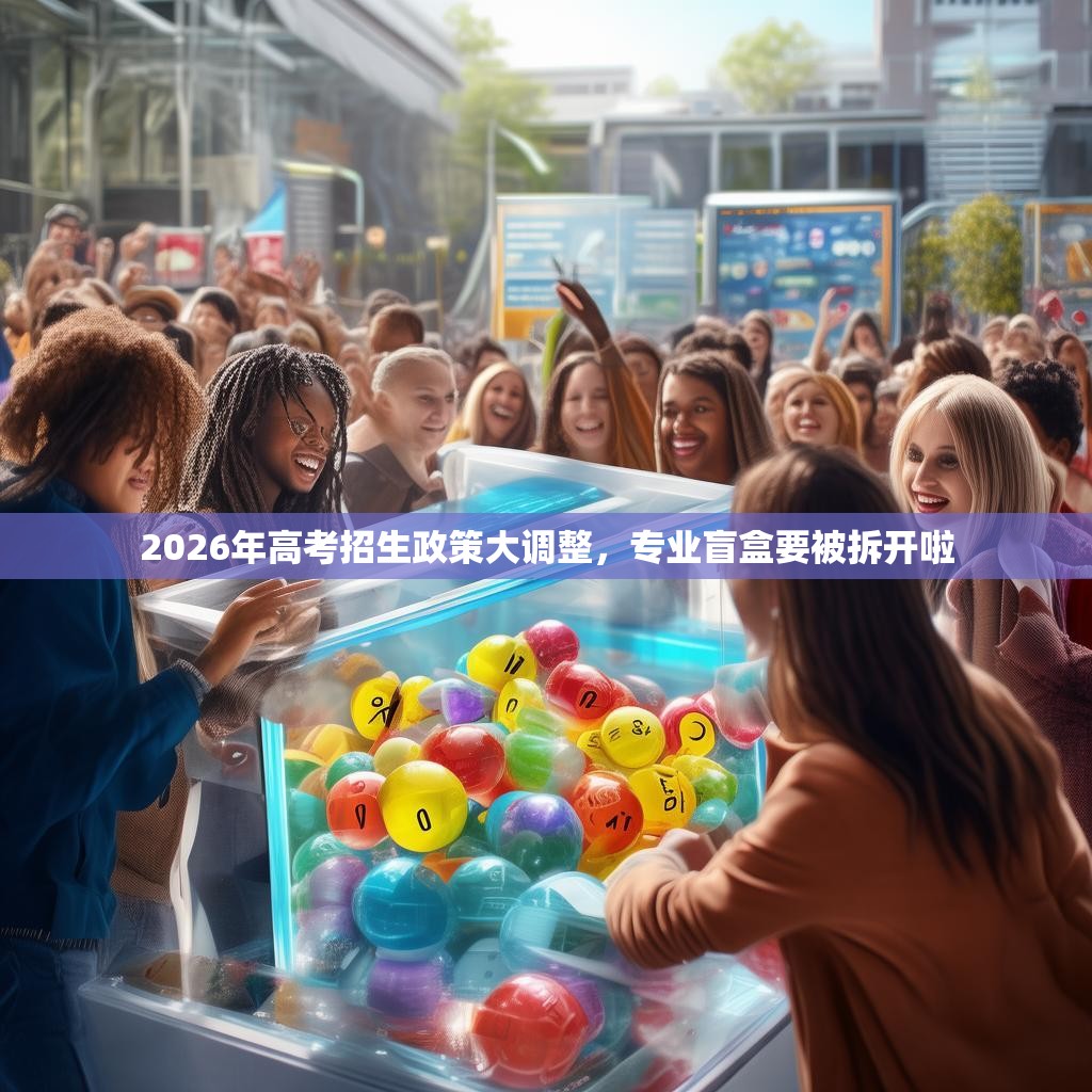 2026年高考招生政策大调整，专业盲盒要被拆开啦
