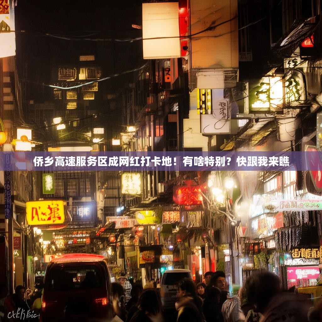 侨乡高速服务区成网红打卡地！有啥特别？快跟我来瞧