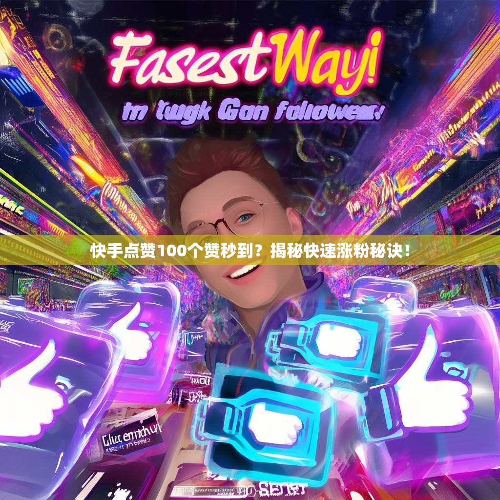 快手点赞100个赞秒到?揭秘快速涨粉秘诀!