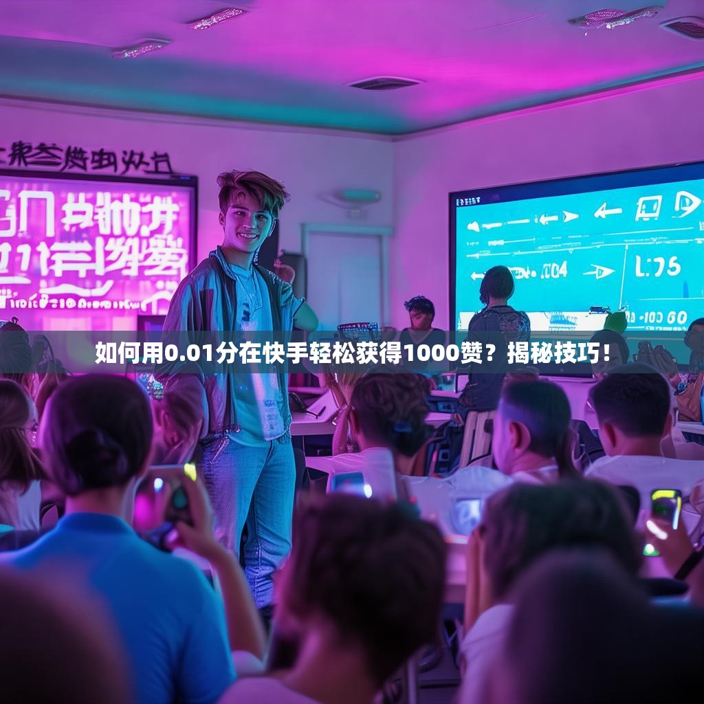 如何用0.01分在快手轻松获得1000赞？揭秘技巧！