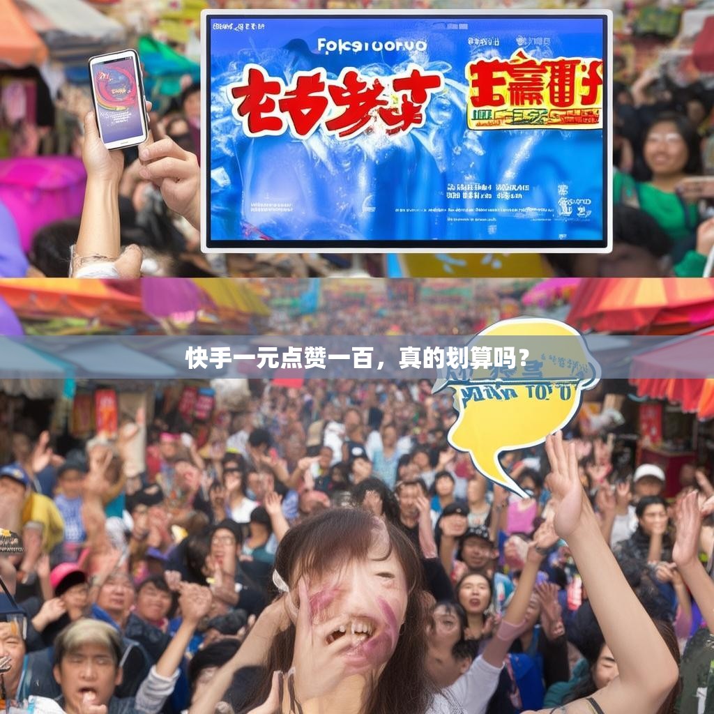 快手一元点赞一百,真的划算吗?