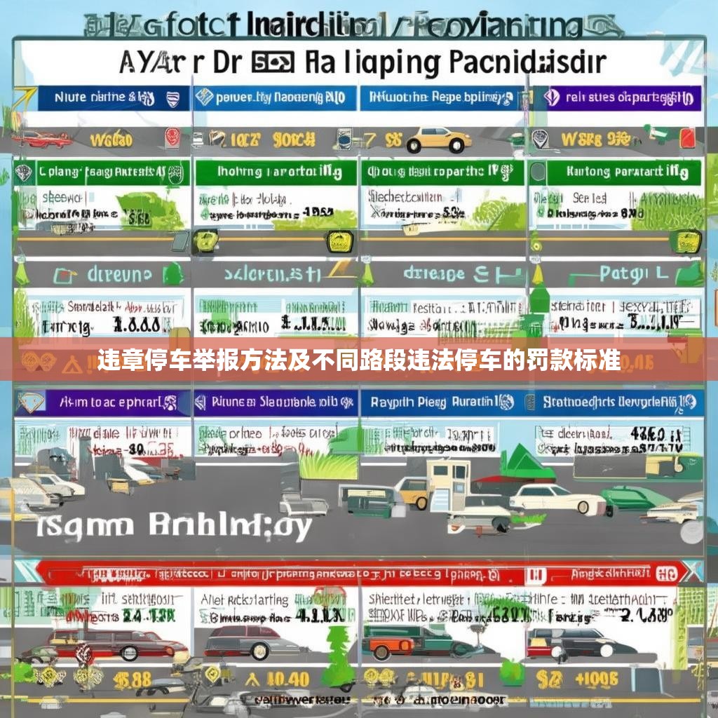 违章停车举报方法及不同路段违法停车的罚款标准