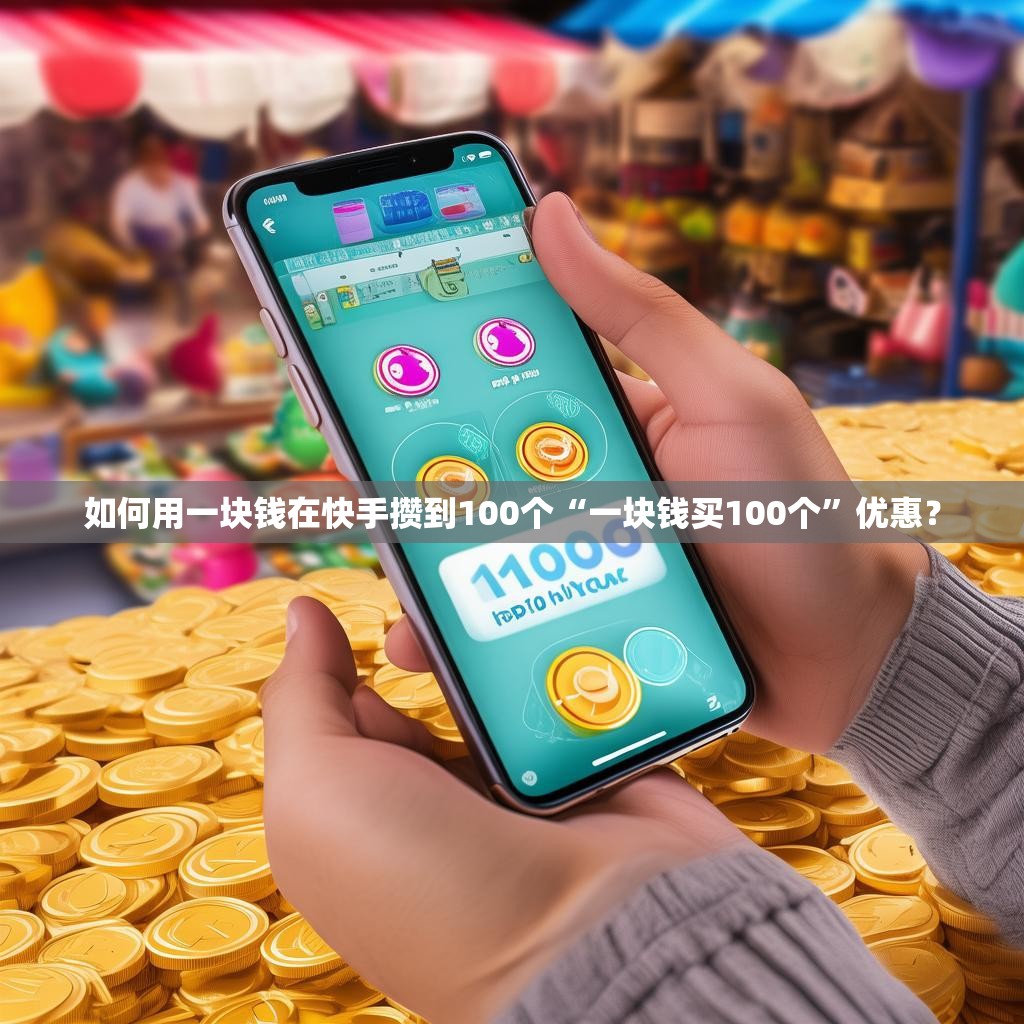 如何用一块钱在快手攒到100个“一块钱买100个”优惠？