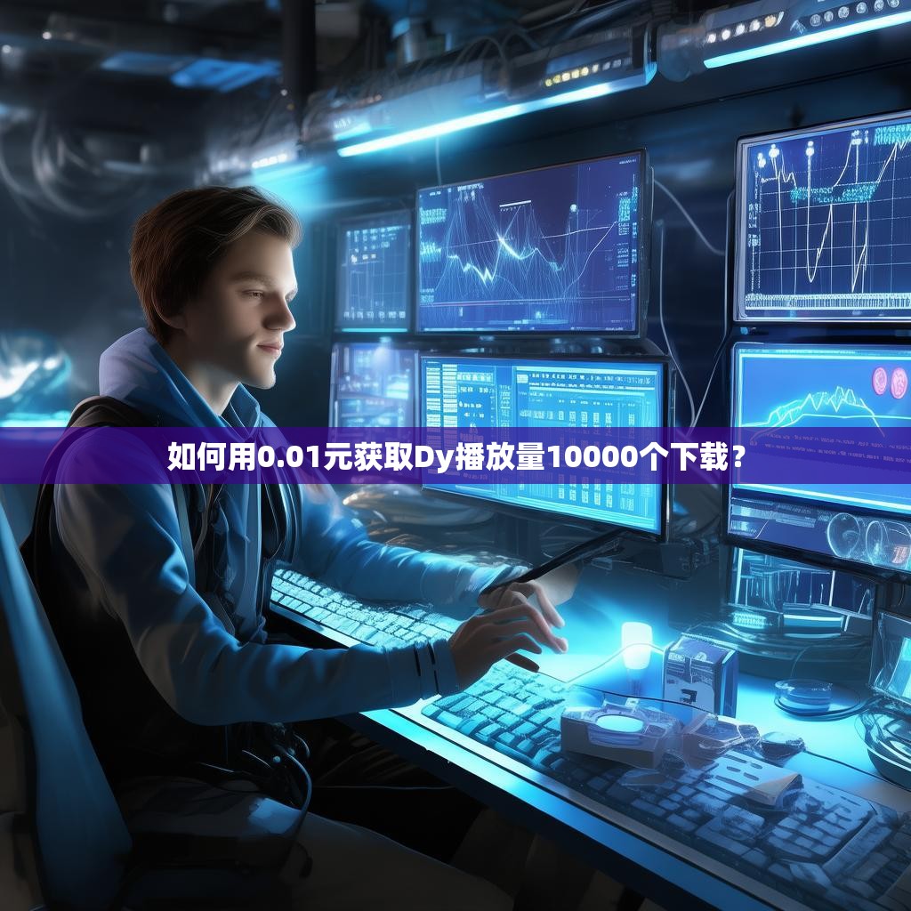 如何用0.01元获取Dy播放量10000个下载？