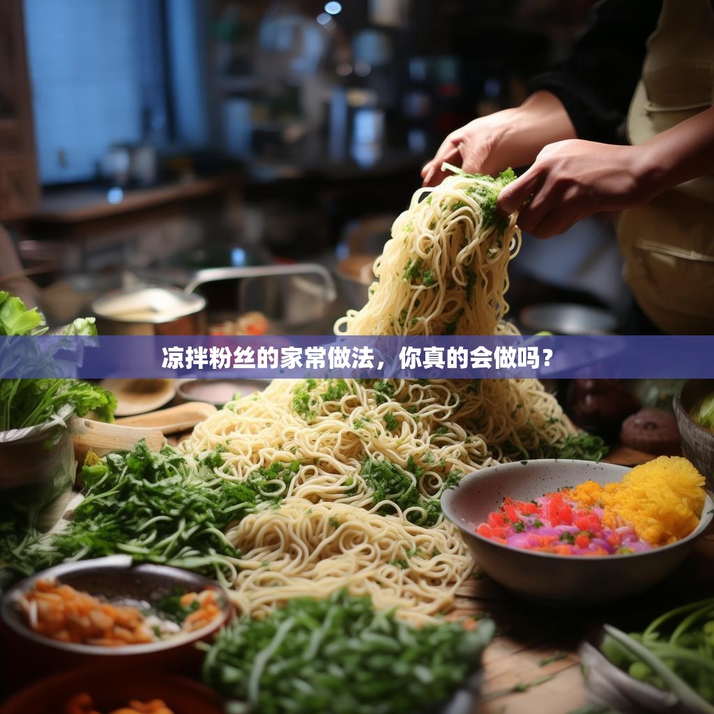 凉拌粉丝的家常做法，你真的会做吗？