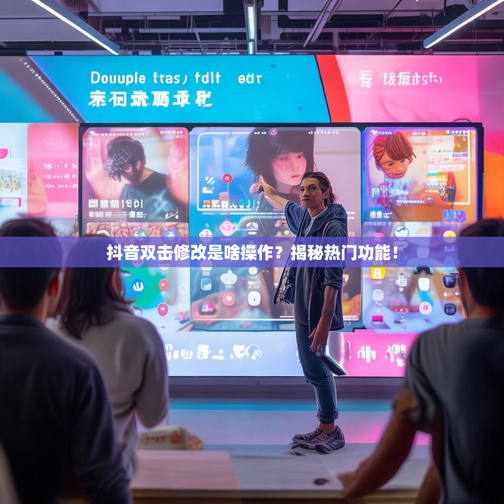 抖音双击修改是啥操作?揭秘热门功能!