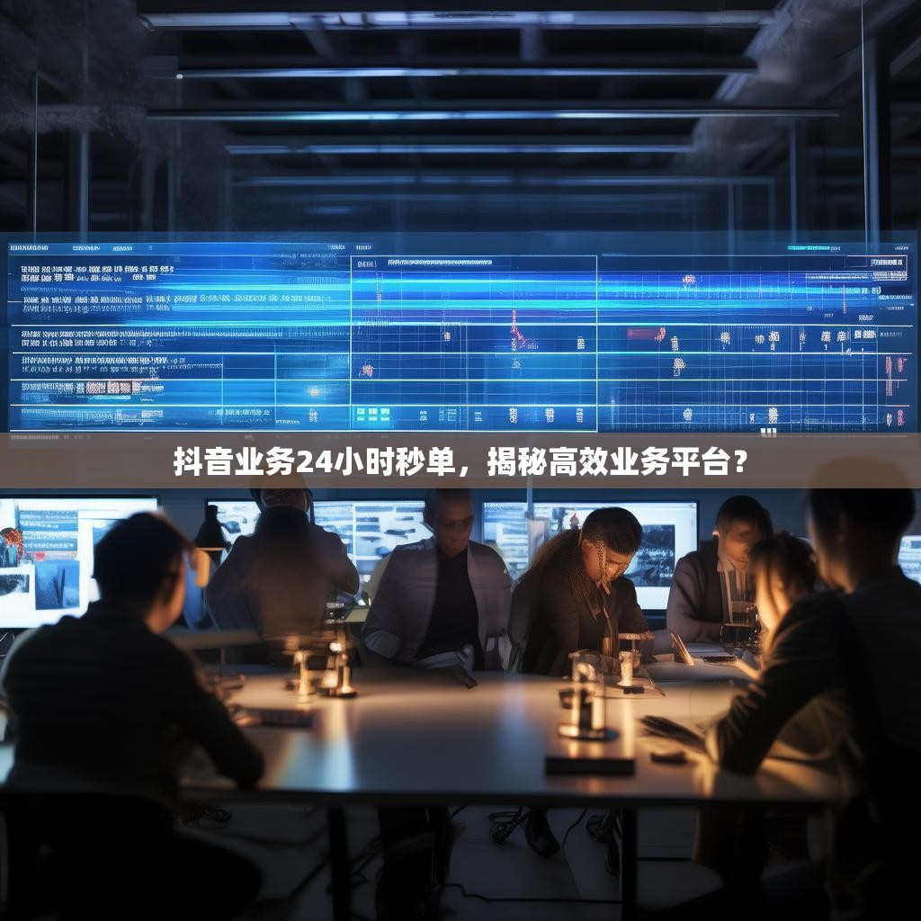 抖音业务24小时秒单，揭秘高效业务平台？