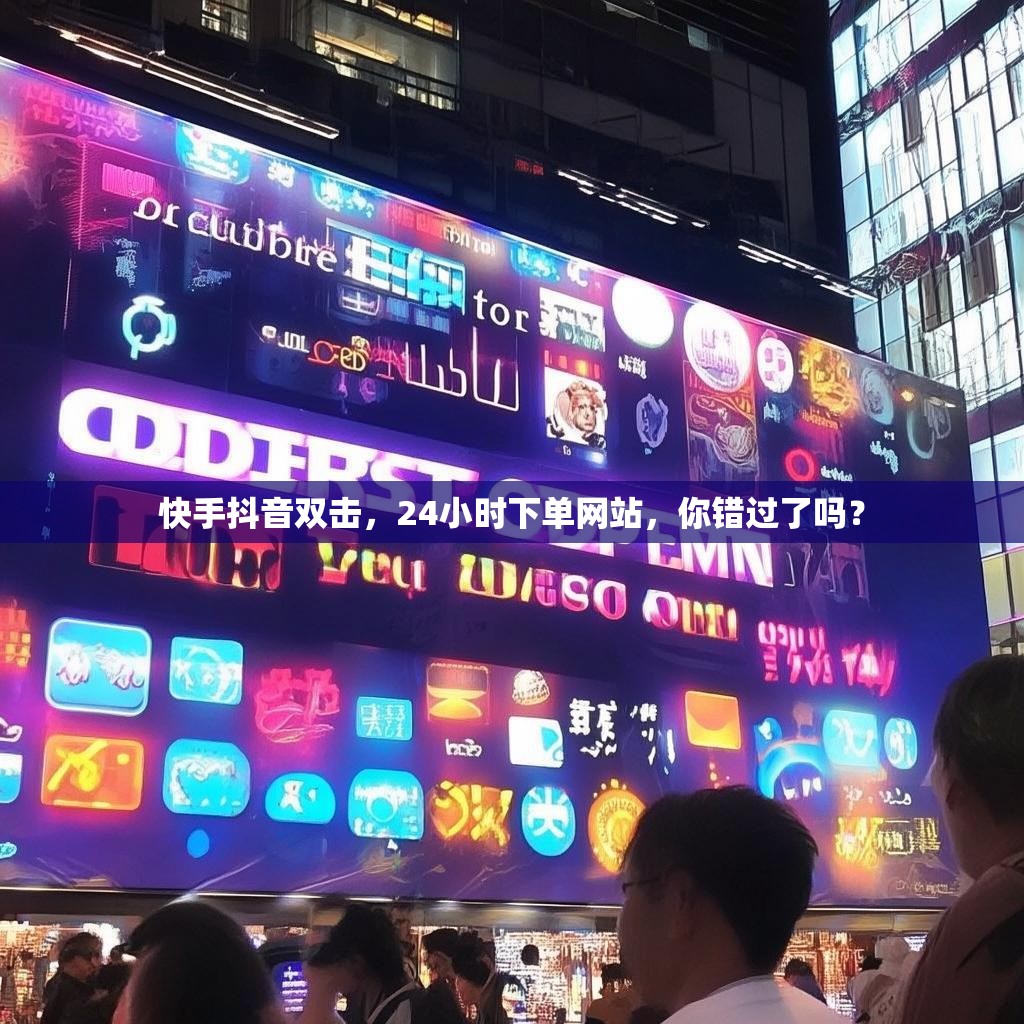 快手抖音双击，24小时下单网站，你错过了吗？