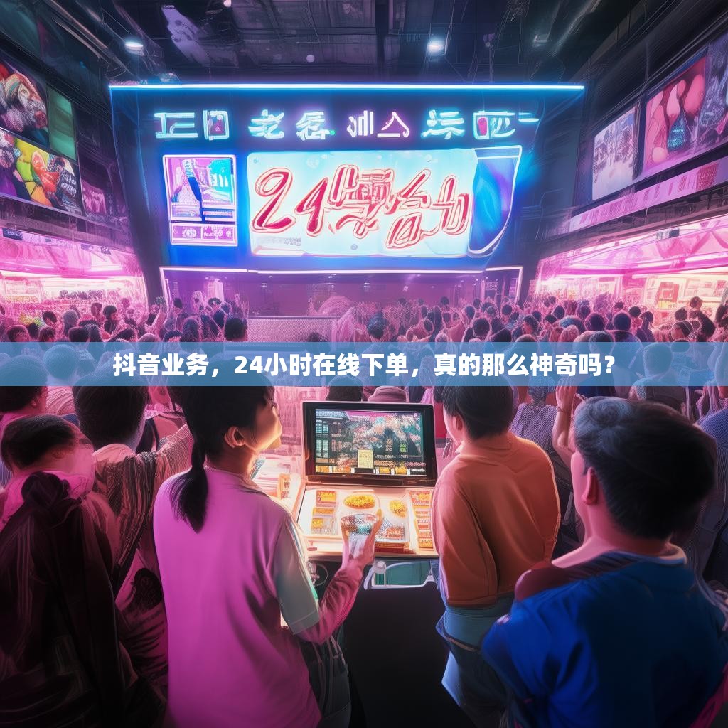 抖音业务，24小时在线下单，真的那么神奇吗？