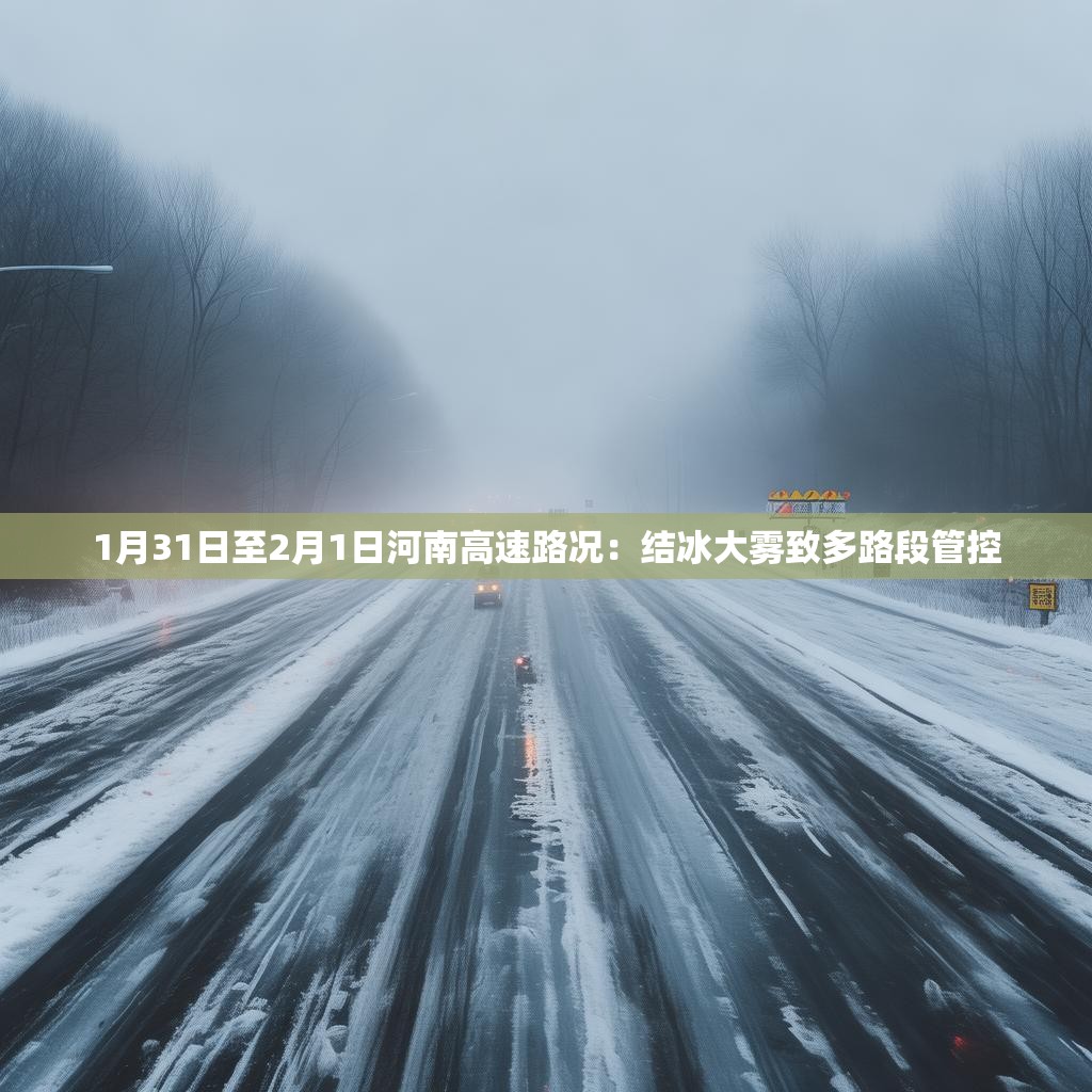 1月31日至2月1日河南高速路况：结冰大雾致多路段管控