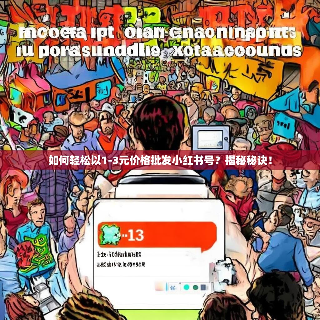 如何轻松以1-3元价格批发小红书号?揭秘秘诀!