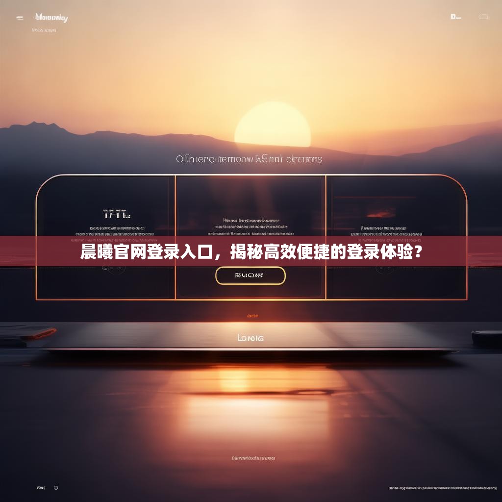 晨曦官网登录入口，揭秘高效便捷的登录体验？