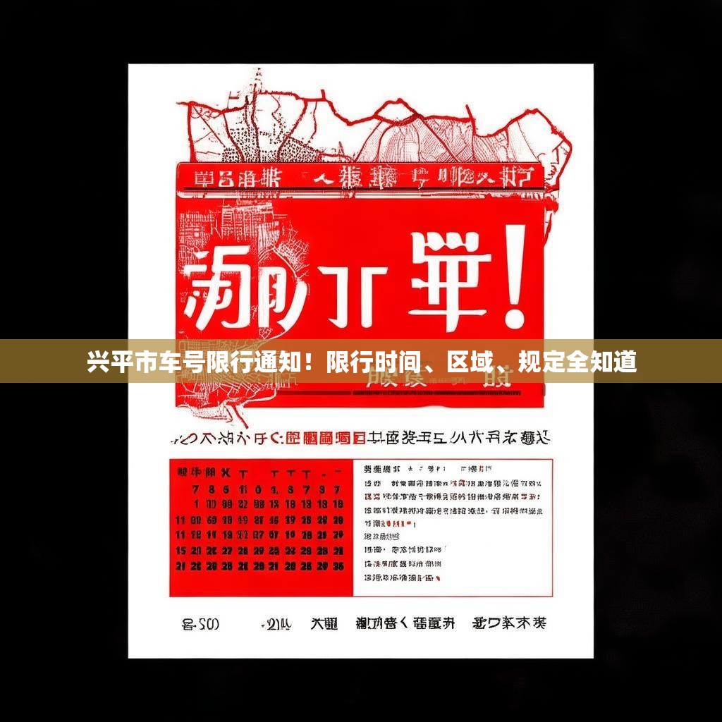 兴平市车号限行通知！限行时间、区域、规定全知道
