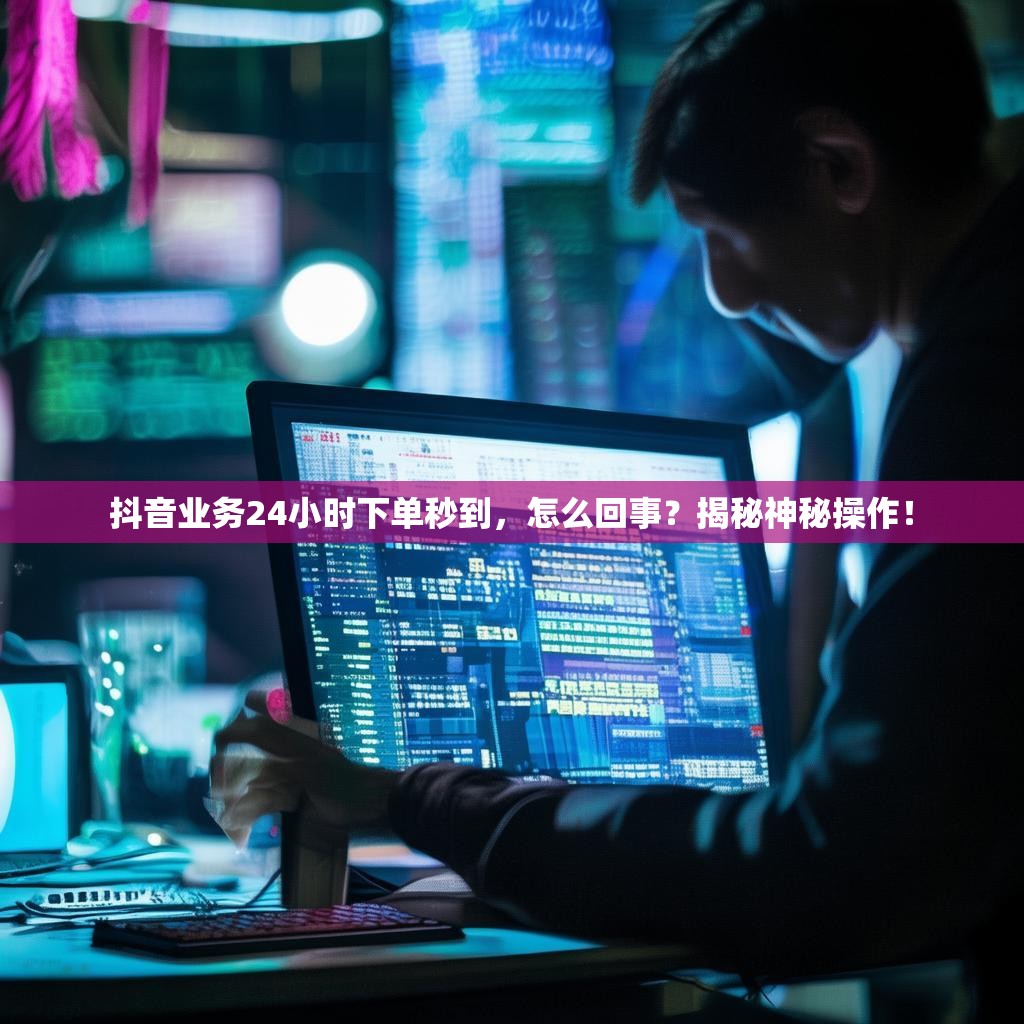 抖音业务24小时下单秒到，怎么回事？揭秘神秘操作！