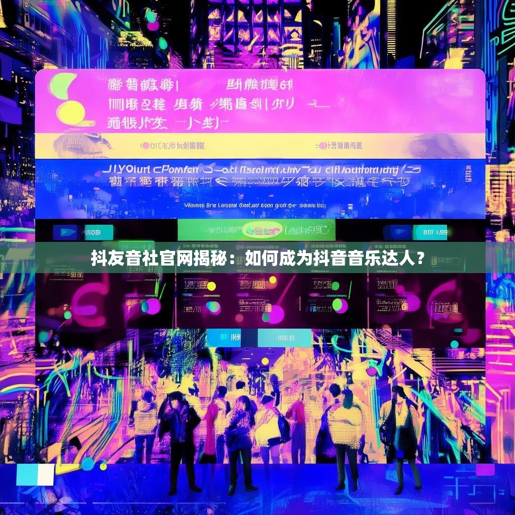 抖友音社官网揭秘：如何成为抖音音乐达人？