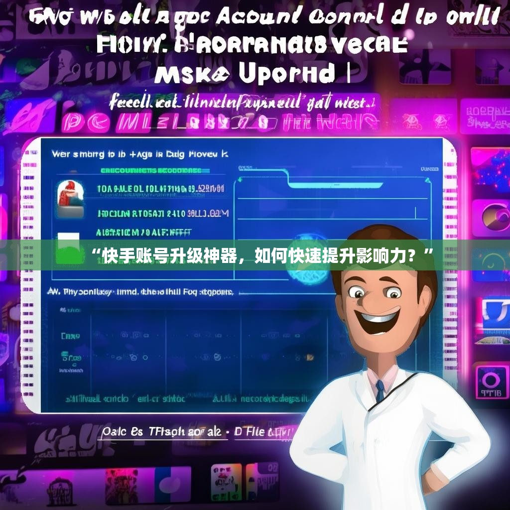 “快手账号升级神器，如何快速提升影响力？”