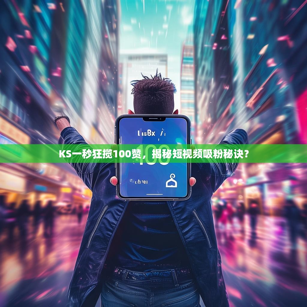 KS一秒狂揽100赞,揭秘短视频吸粉秘诀?