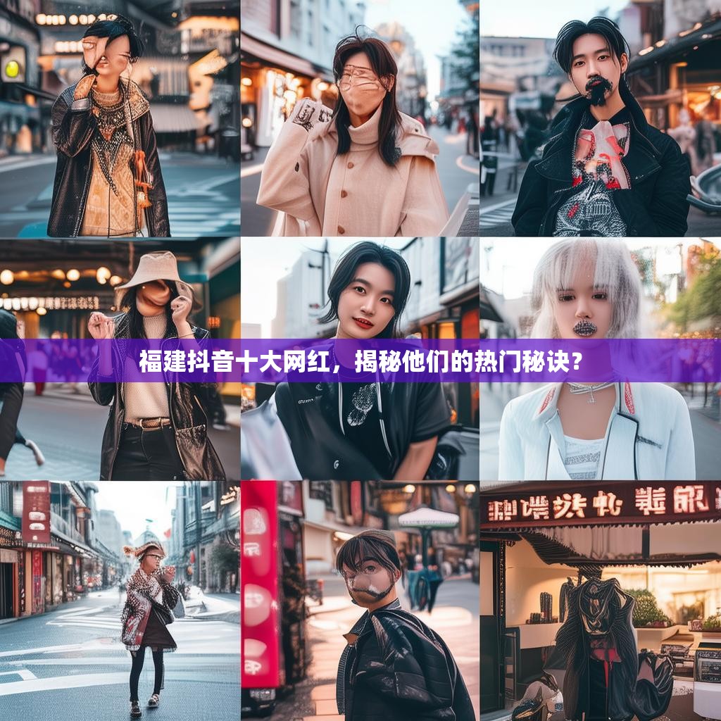 福建<strong><mark>抖音</mark></strong>十大网红，揭秘他们的热门秘诀？