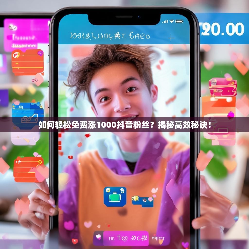 如何轻松免费涨1000<strong><mark>抖音</mark></strong>粉丝？揭秘高效秘诀！