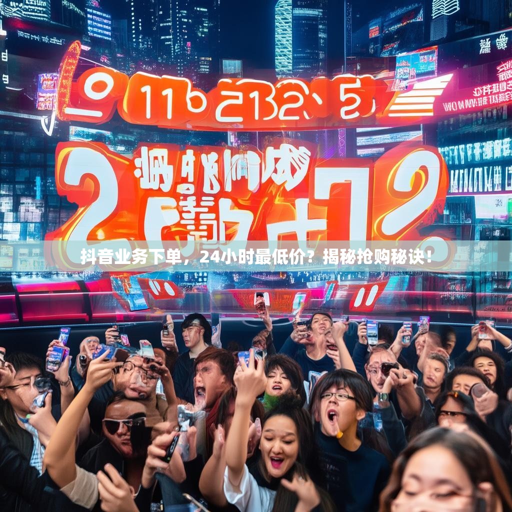 抖音业务下单，24小时最低价？揭秘抢购秘诀！
