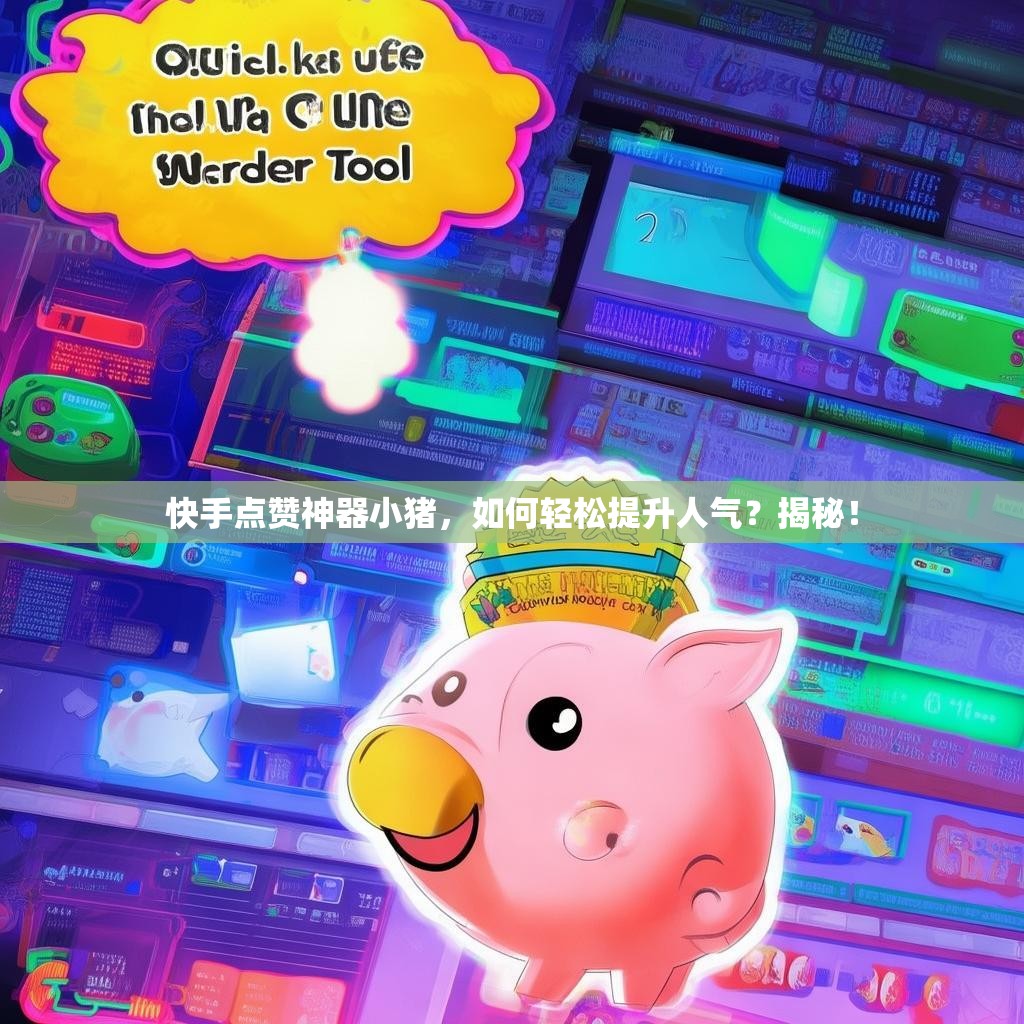 快手点赞神器小猪,如何轻松提升人气?揭秘!
