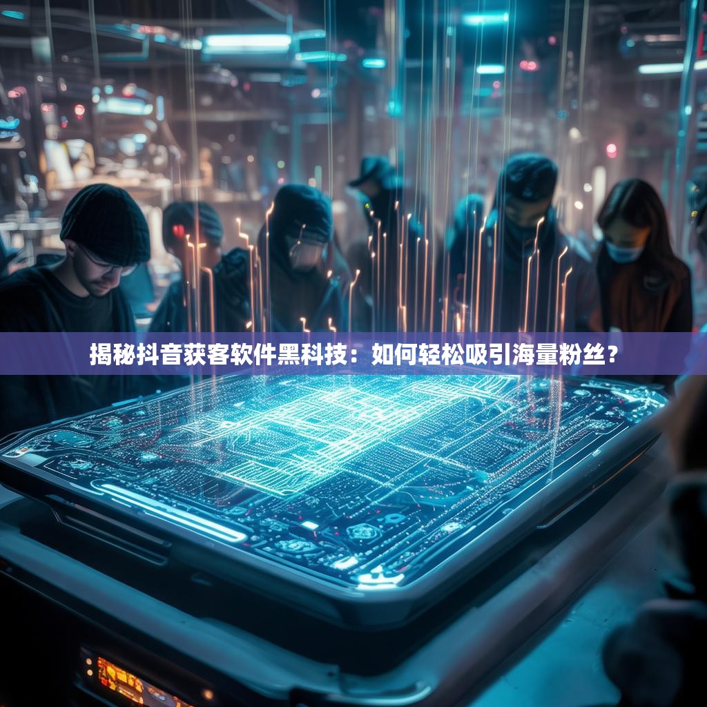 揭秘抖音获客软件黑科技:如何轻松吸引海量粉丝?