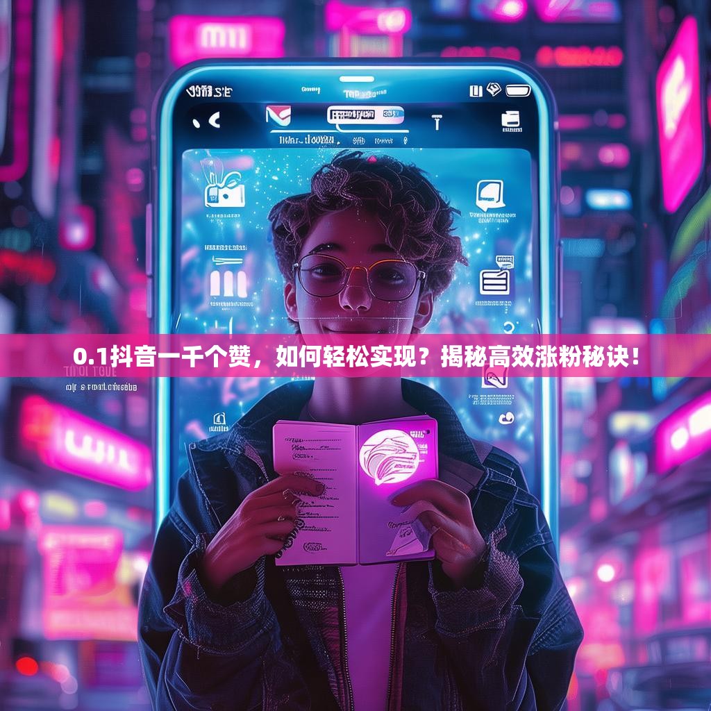 0.1抖音一千个赞,如何轻松实现?揭秘高效涨粉秘诀!
