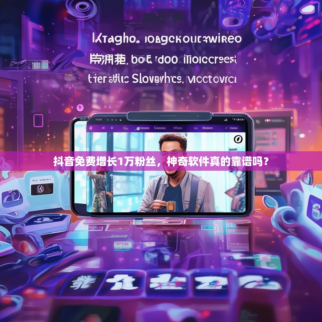 抖音免费增长1万粉丝,神奇软件真的靠谱吗?