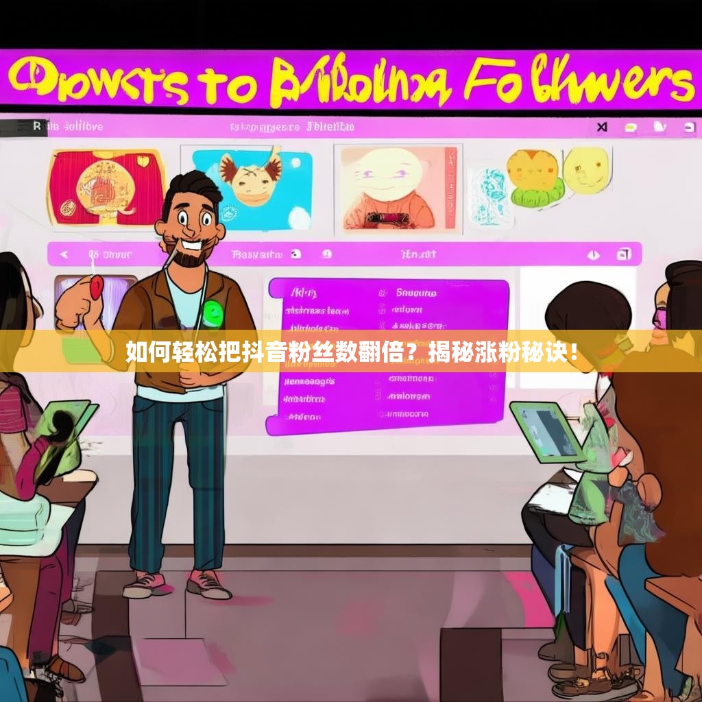 如何轻松把抖音粉丝数翻倍？揭秘涨粉秘诀！