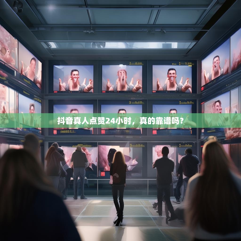 抖音真人点赞24小时，真的靠谱吗？