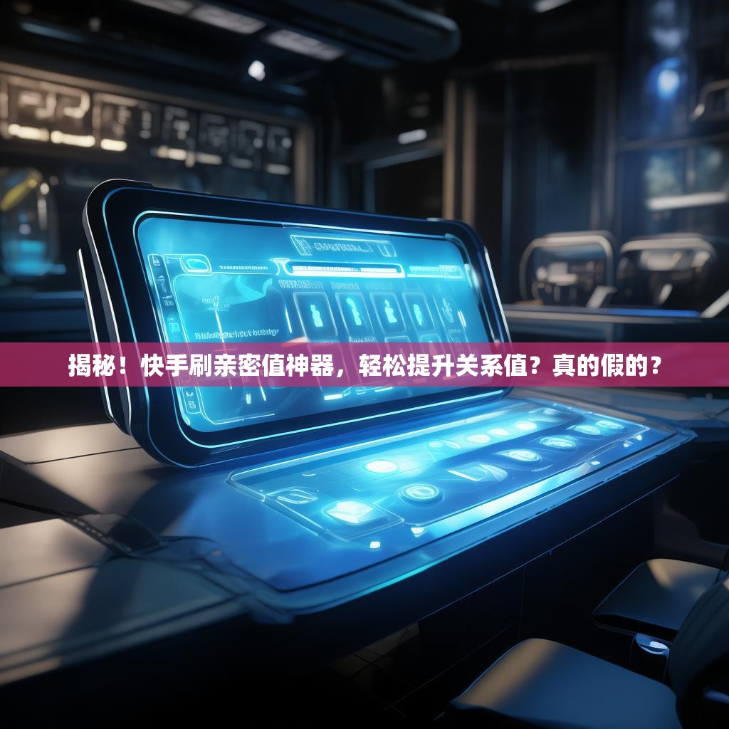 揭秘！快手刷亲密值神器，轻松提升关系值？真的假的？