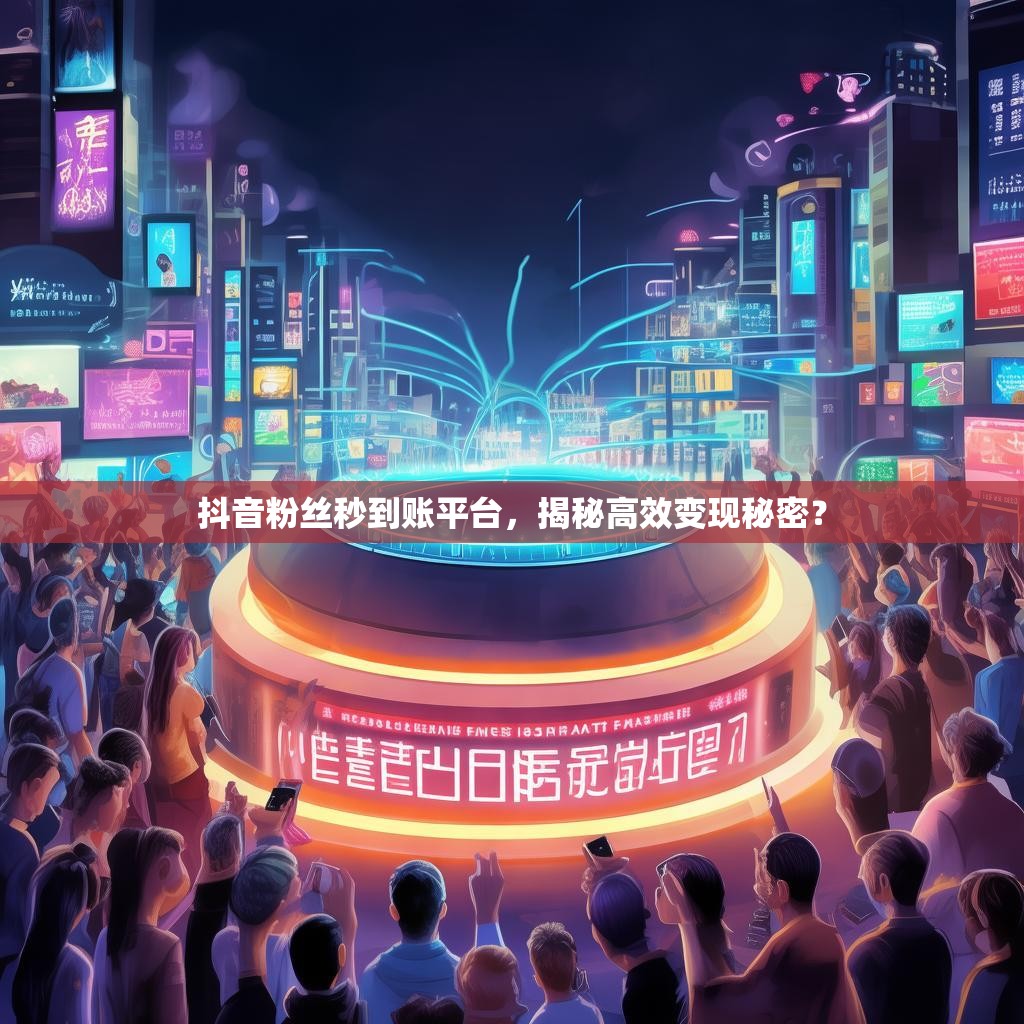 抖音粉丝秒到账平台，揭秘高效变现秘密？