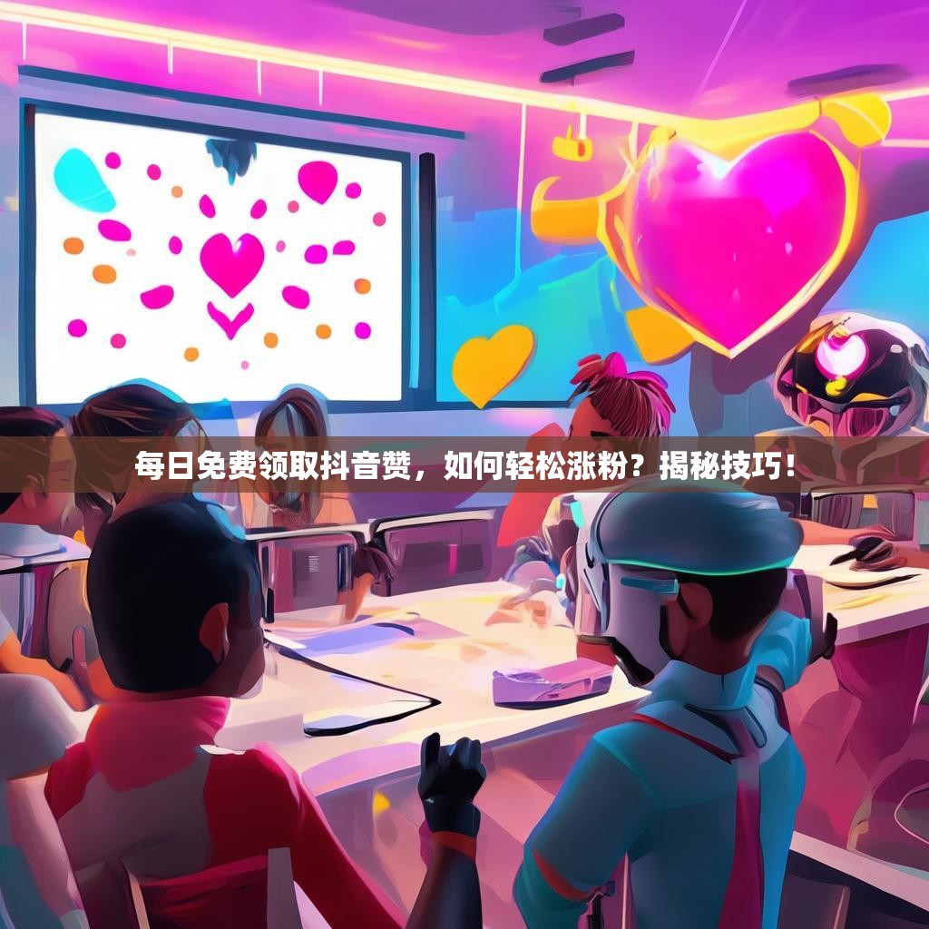 每日免费领取抖音赞，如何轻松涨粉？揭秘技巧！