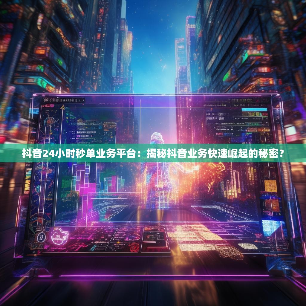 抖音24小时秒单业务平台：揭秘抖音业务快速崛起的秘密？