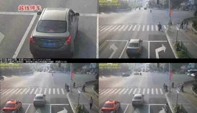 城区开车注意3种违章行为:右转弯压线、实线变道、不按导向行驶